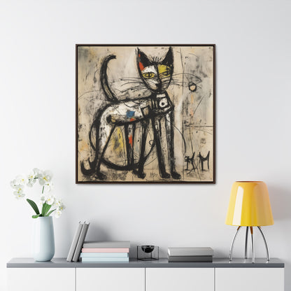 Cat 49, Gallery Canvas Wraps, Square Frame