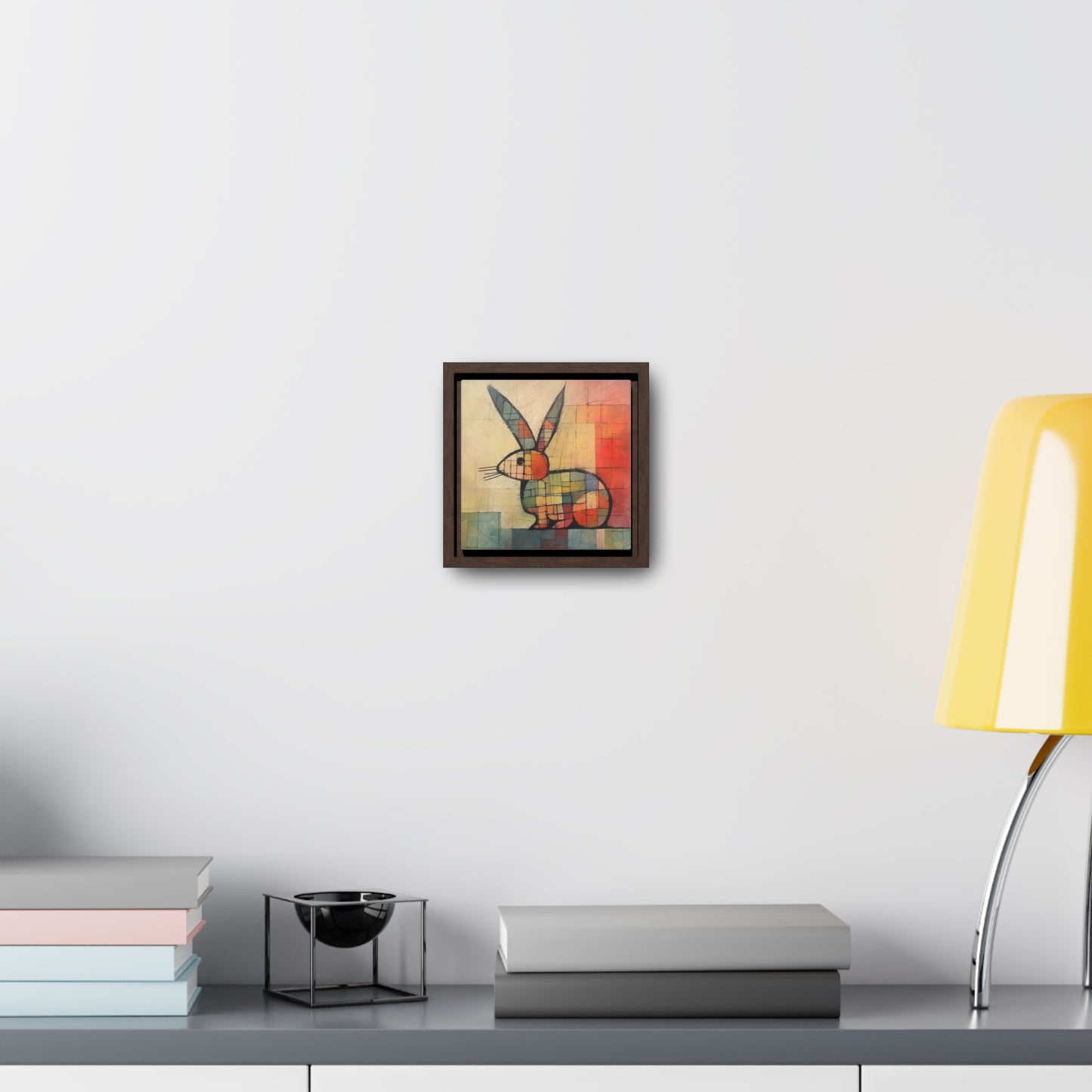 Rabbit 27, Gallery Canvas Wraps, Square Frame