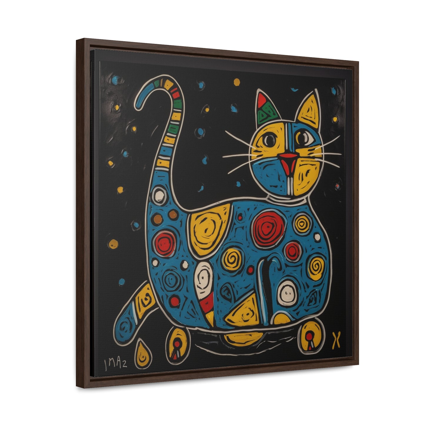 Cat 106, Gallery Canvas Wraps, Square Frame