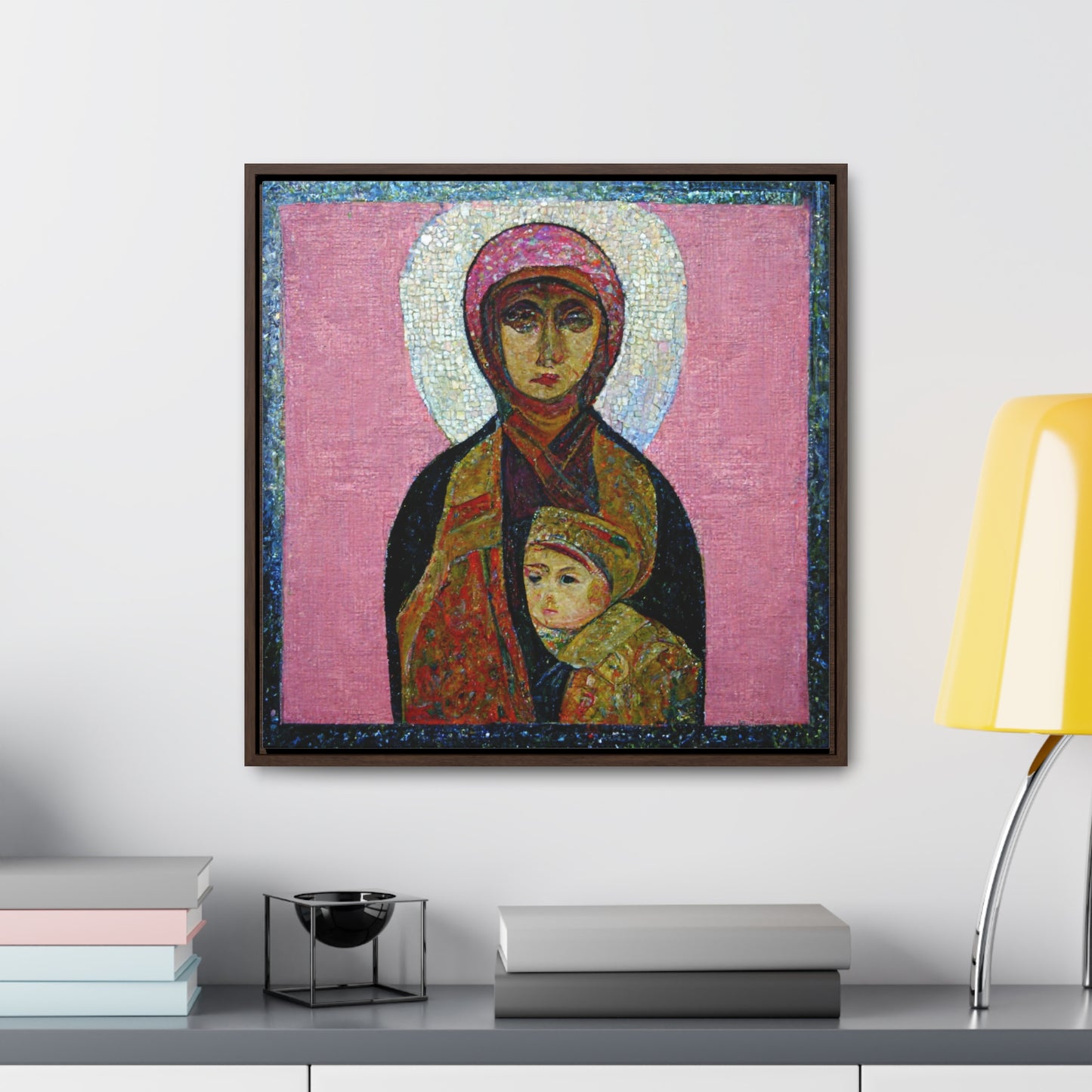 Mary and the Child 18, Valentinii, Gallery Canvas Wraps, Square Frame