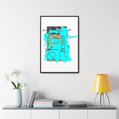 Naive City, Gallery Canvas Wraps, Vertical Frame