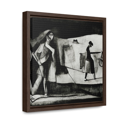 Domestic Memories 40, Valentinii, Gallery Canvas Wraps, Square Frame