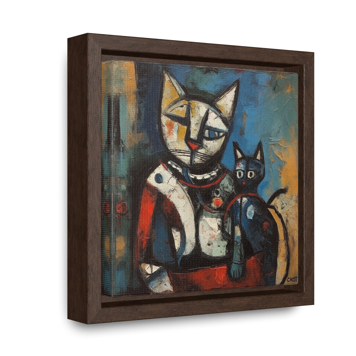 Cat 83, Gallery Canvas Wraps, Square Frame