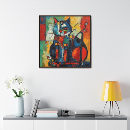 Cat 69, Gallery Canvas Wraps, Square Frame