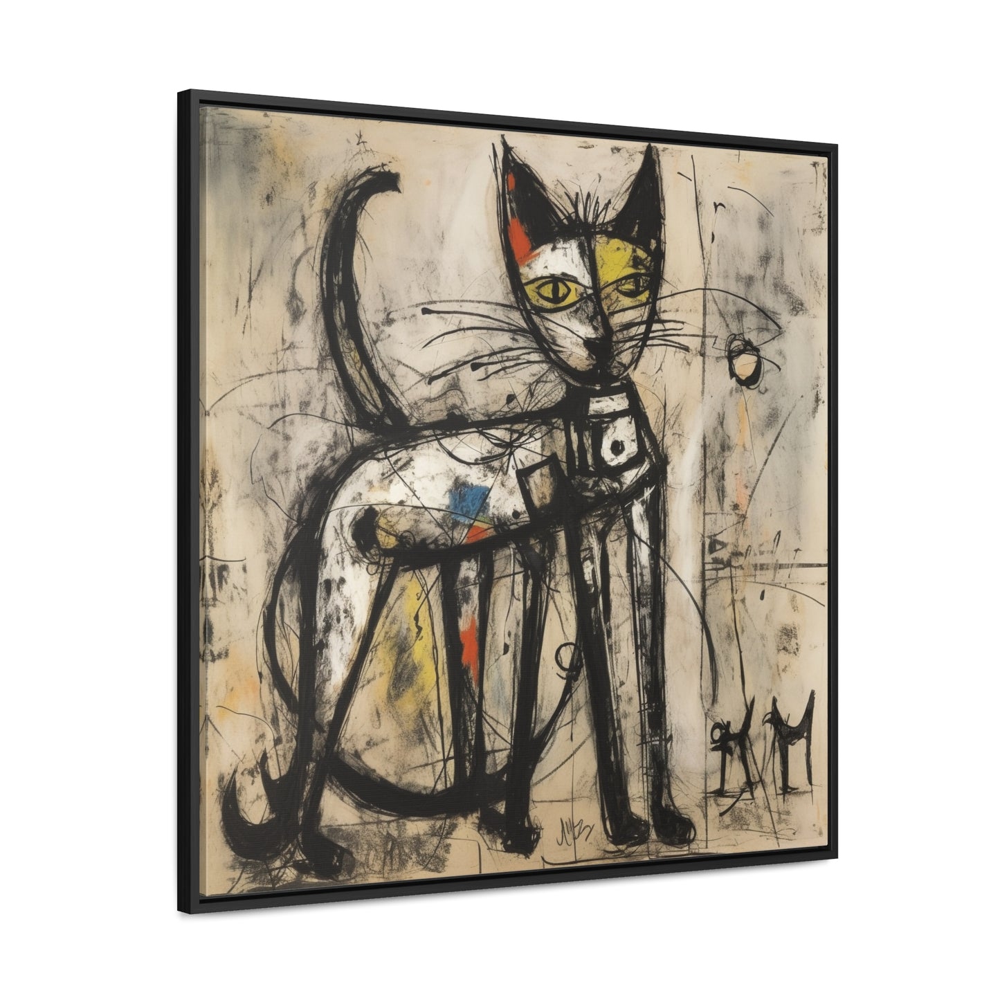 Cat 49, Gallery Canvas Wraps, Square Frame