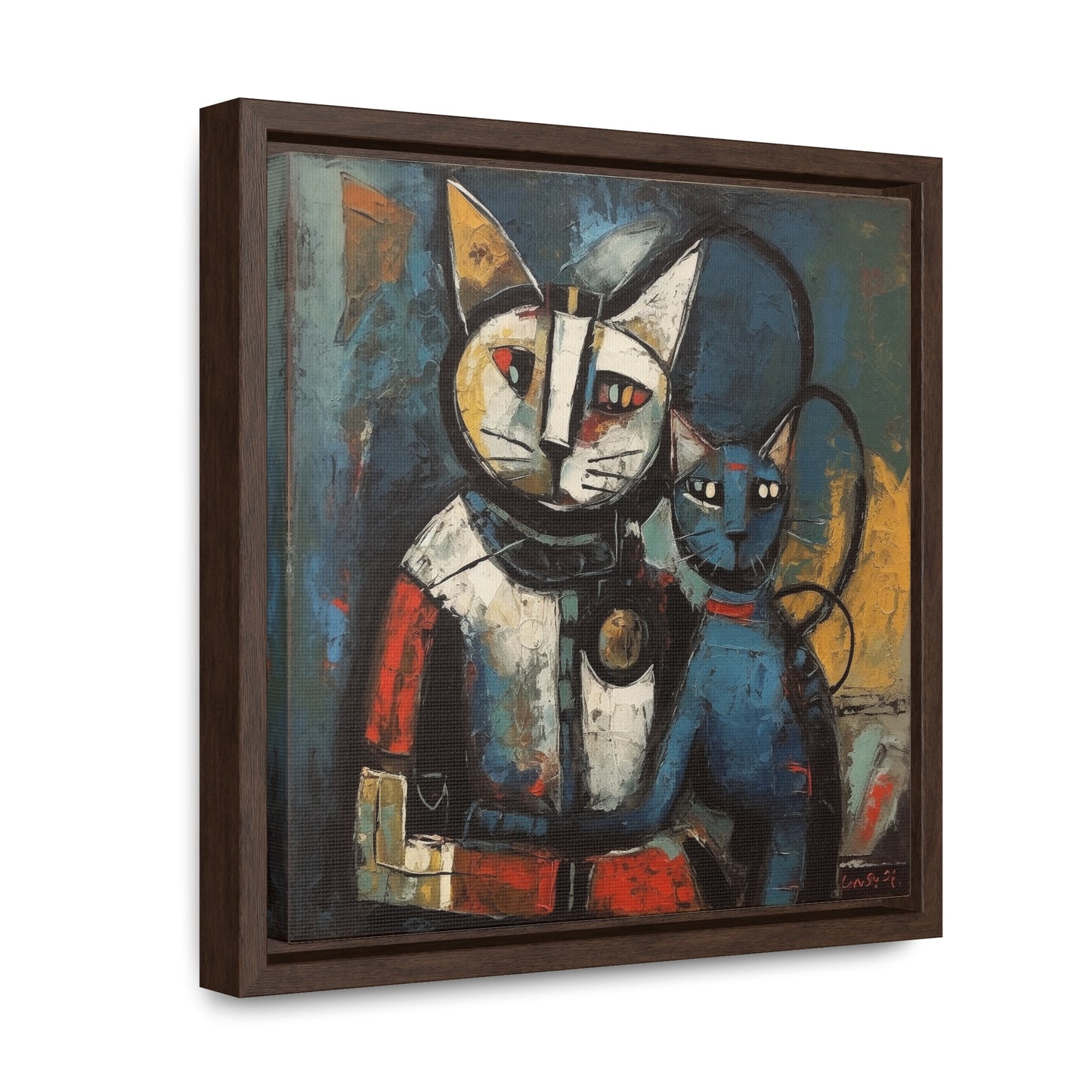 Cat 82, Gallery Canvas Wraps, Square Frame