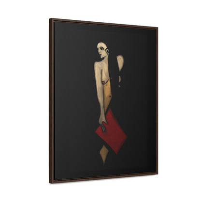 The Shadow Woman, Original Eduard Pavel, Gallery Canvas Wraps, Vertical Frame