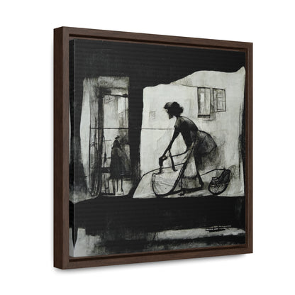 Domestic Memories 36, Valentinii, Gallery Canvas Wraps, Square Frame