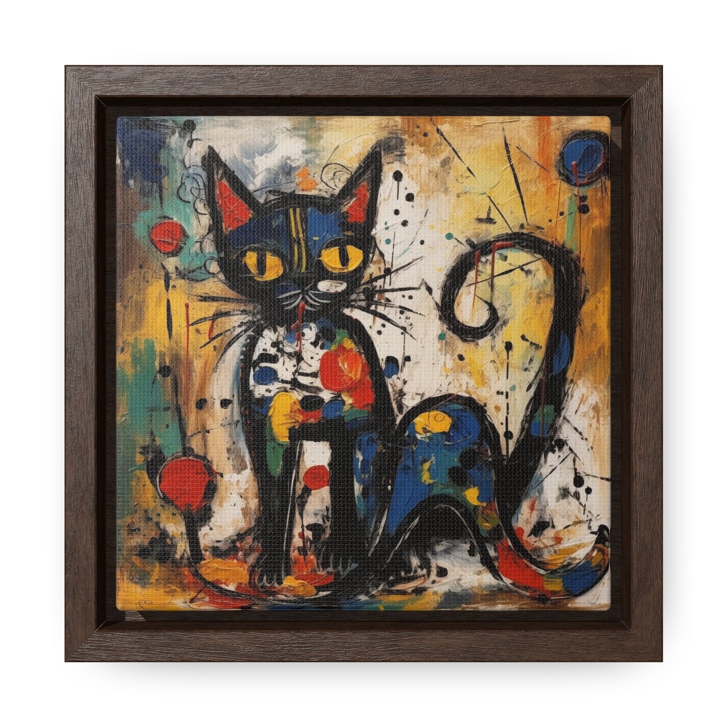 Cat 105, Gallery Canvas Wraps, Square Frame