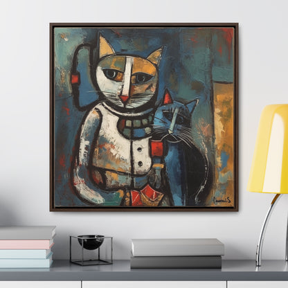 Cat 29, Gallery Canvas Wraps, Square Frame