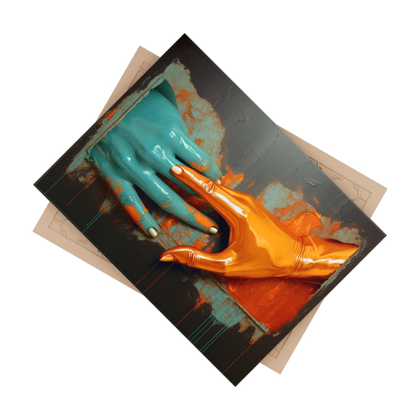 Hands 106, Ceramic Photo Tile