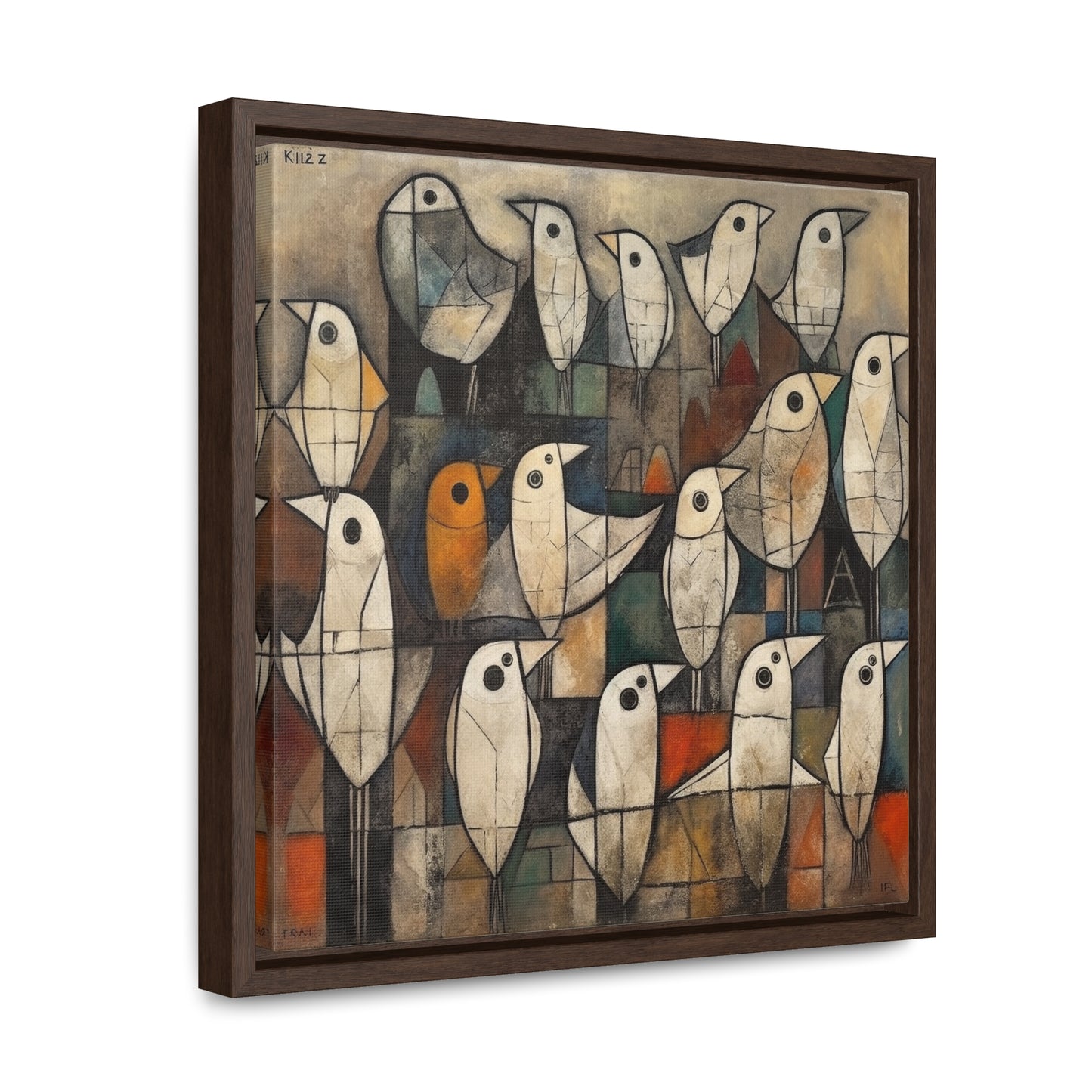 Bird 31, Gallery Canvas Wraps, Square Frame