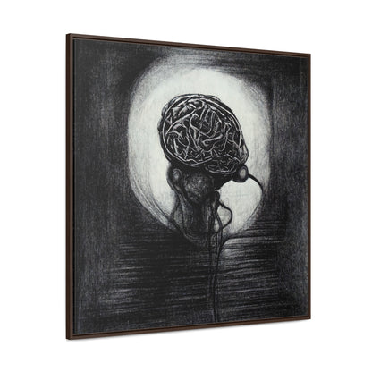 Brain 18, Valentinii, Gallery Canvas Wraps, Square Frame