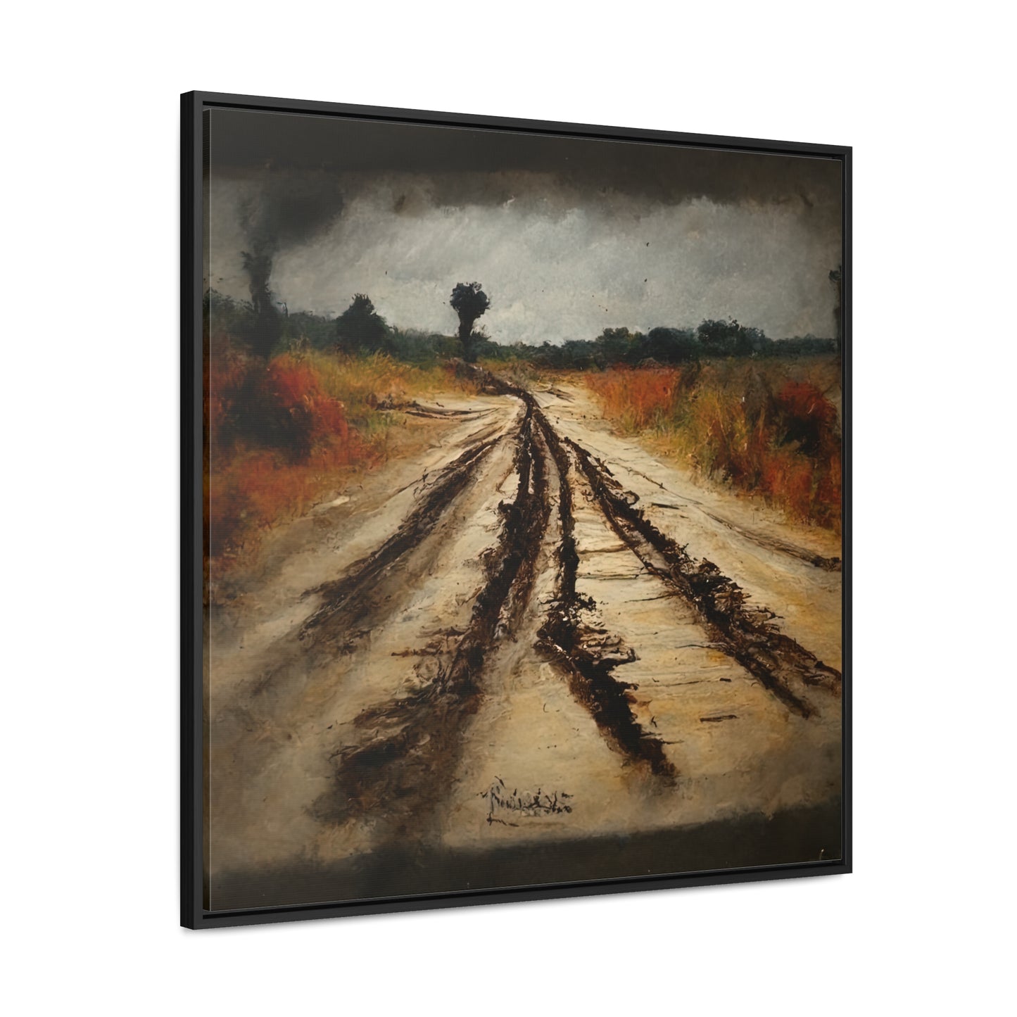 To the Rainy Land 9, Valentinii, Gallery Canvas Wraps, Square Frame