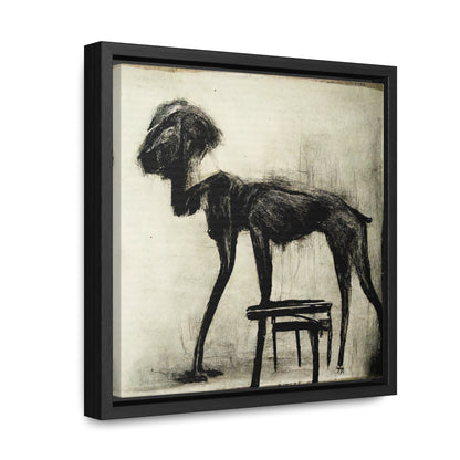 Dogs and Puppies 27, Valentinii, Gallery Canvas Wraps, Square Frame