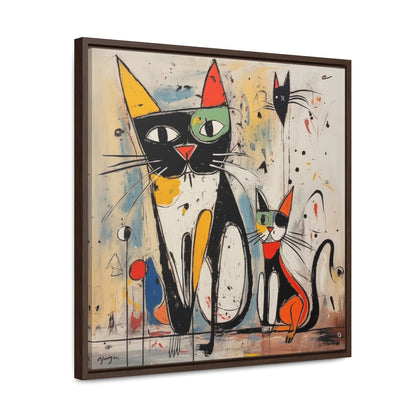 Cat 41, Gallery Canvas Wraps, Square Frame