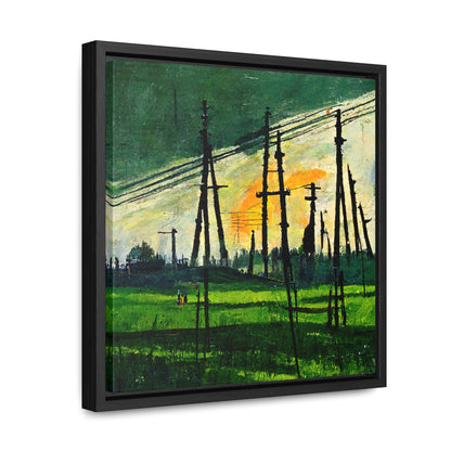 Land of the Sun 36, Valentinii, Gallery Canvas Wraps, Square Frame