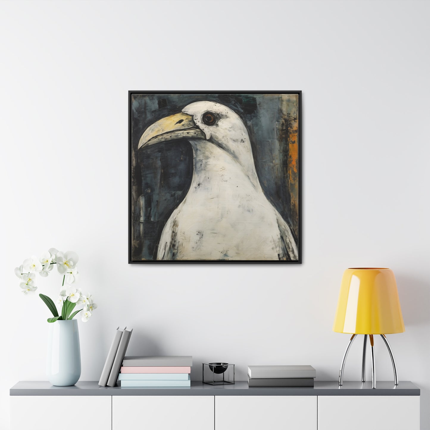 Bird 5, Gallery Canvas Wraps, Square Frame