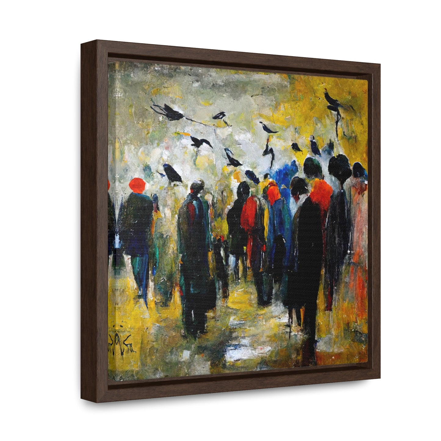 Social Seeds 8, Valentinii, Gallery Canvas Wraps, Square Frame