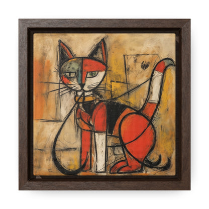 Cat 66, Gallery Canvas Wraps, Square Frame