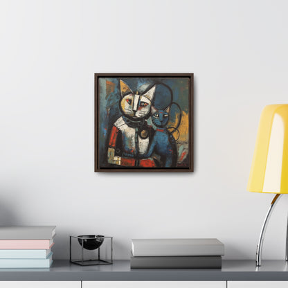 Cat 82, Gallery Canvas Wraps, Square Frame