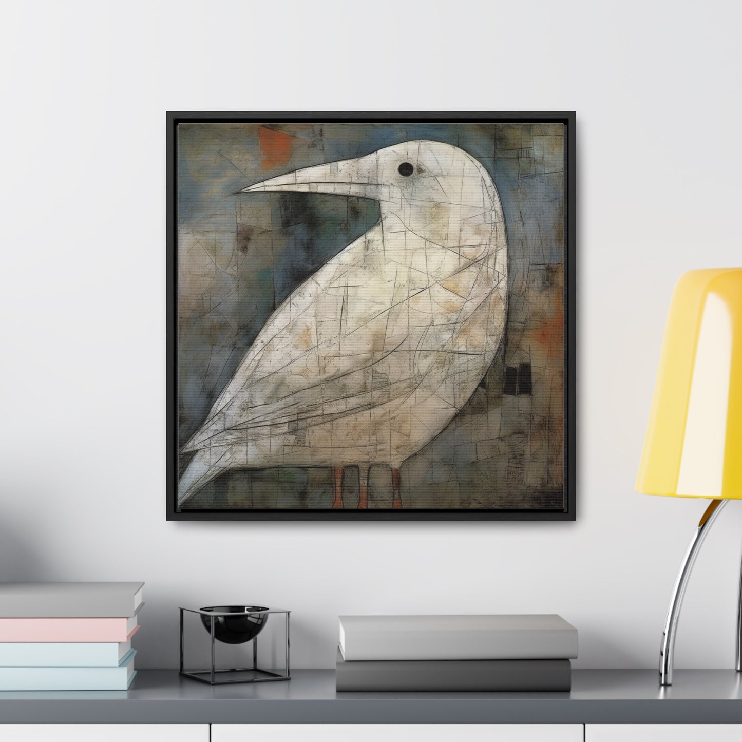 Bird 2, Gallery Canvas Wraps, Square Frame