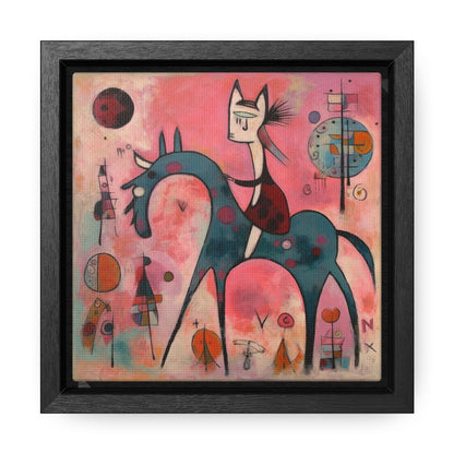 The Dreams of the Child 55, Gallery Canvas Wraps, Square Frame