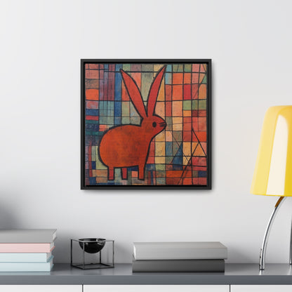 Rabbit 32, Gallery Canvas Wraps, Square Frame