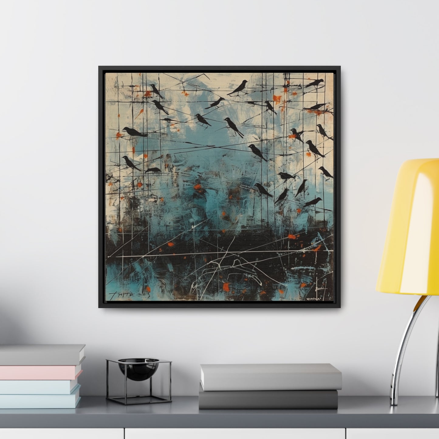 Bird 21, Gallery Canvas Wraps, Square Frame