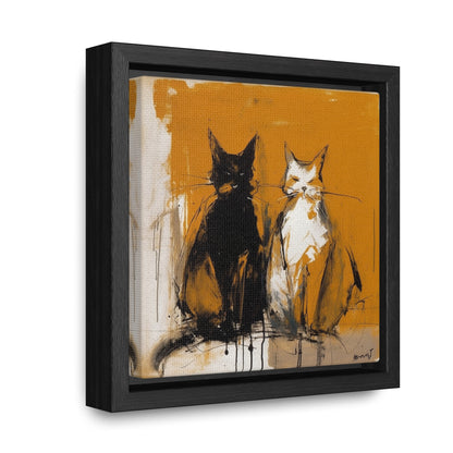 Cat 11, Gallery Canvas Wraps, Square Frame