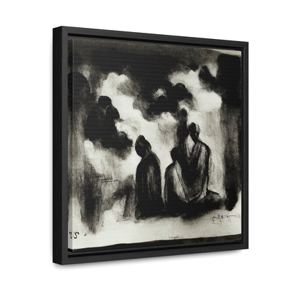 Palaeolithic Prayer 2, Valentinii, Gallery Canvas Wraps, Square Frame