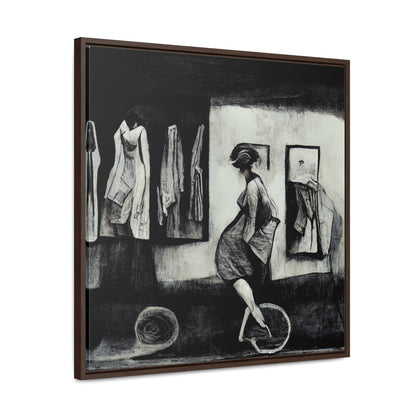 Domestic Memories 43, Valentinii, Gallery Canvas Wraps, Square Frame