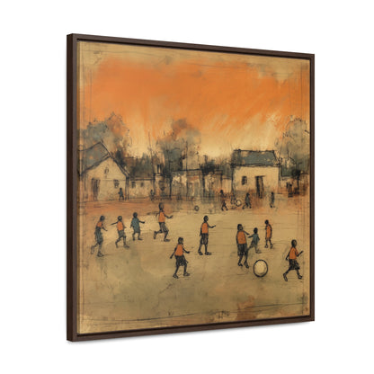 Childhood 24, Gallery Canvas Wraps, Square Frame