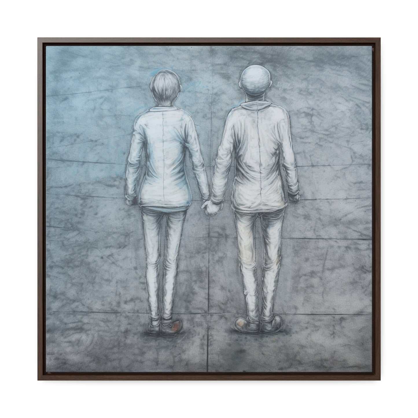 The Courage of Vulnerability, Valentinii, Gallery Canvas Wraps, Square Frame