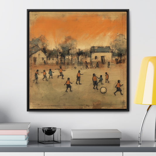 Childhood 24, Gallery Canvas Wraps, Square Frame