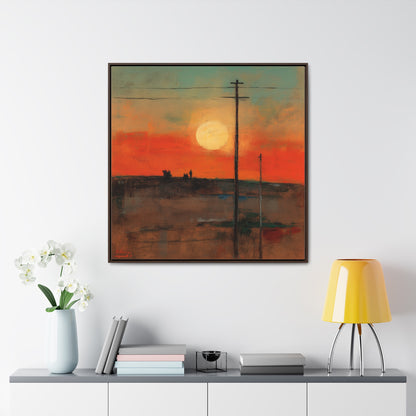 Land of the Sun 80, Valentinii, Gallery Canvas Wraps, Square Frame