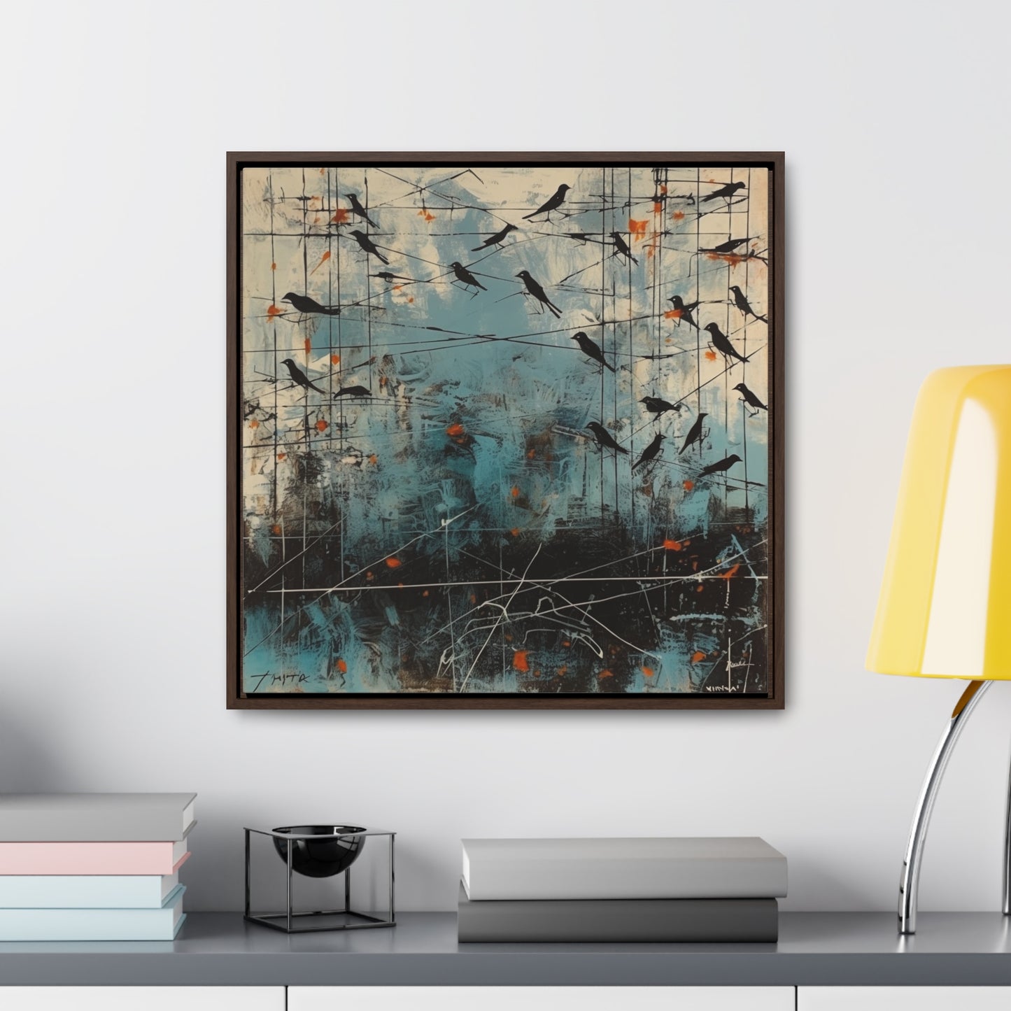 Bird 21, Gallery Canvas Wraps, Square Frame