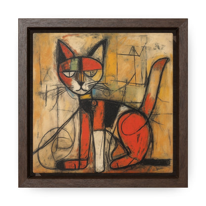 Cat 91, Gallery Canvas Wraps, Square Frame