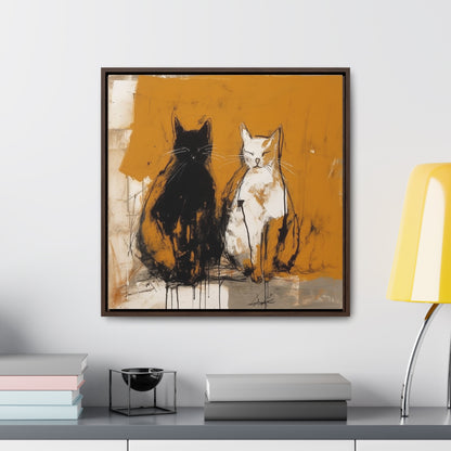 Cat 16, Gallery Canvas Wraps, Square Frame