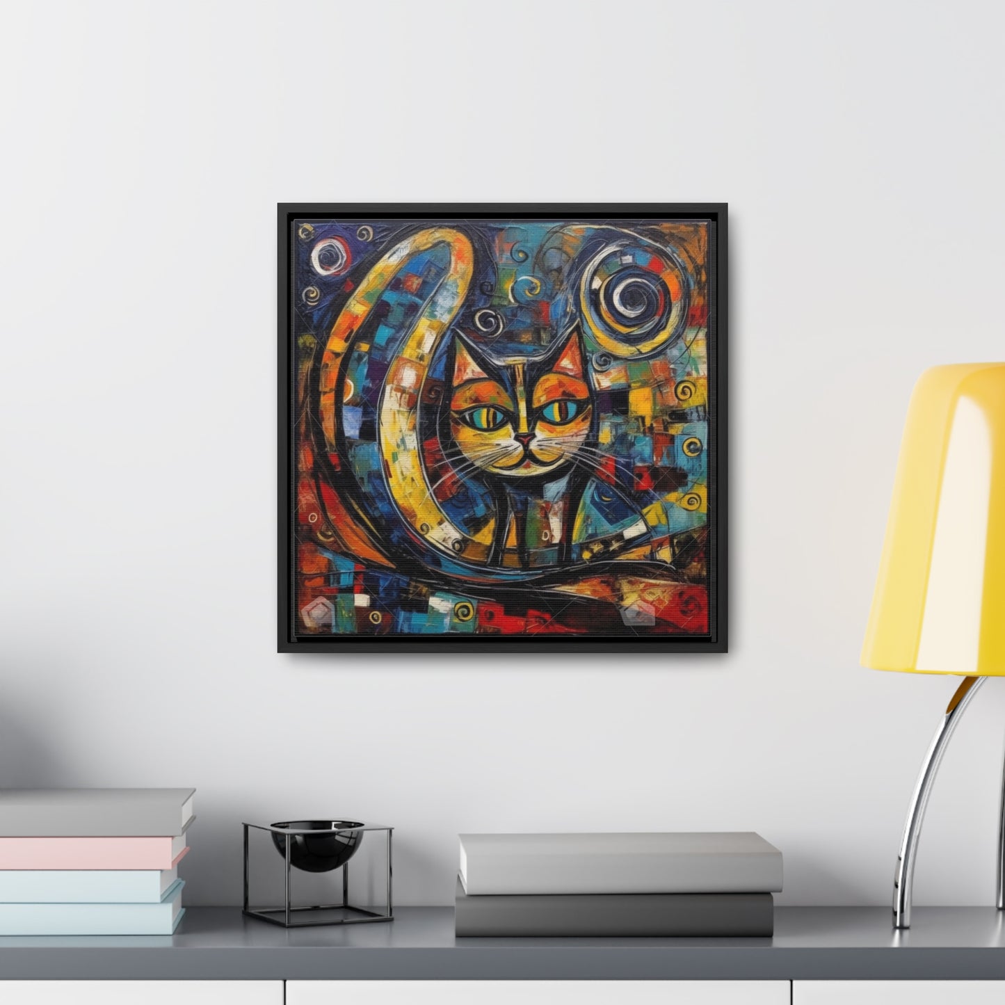 Cat 120, Gallery Canvas Wraps, Square Frame