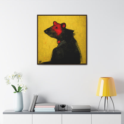 Urban Rat 3, Valentinii, Gallery Canvas Wraps, Square Frame