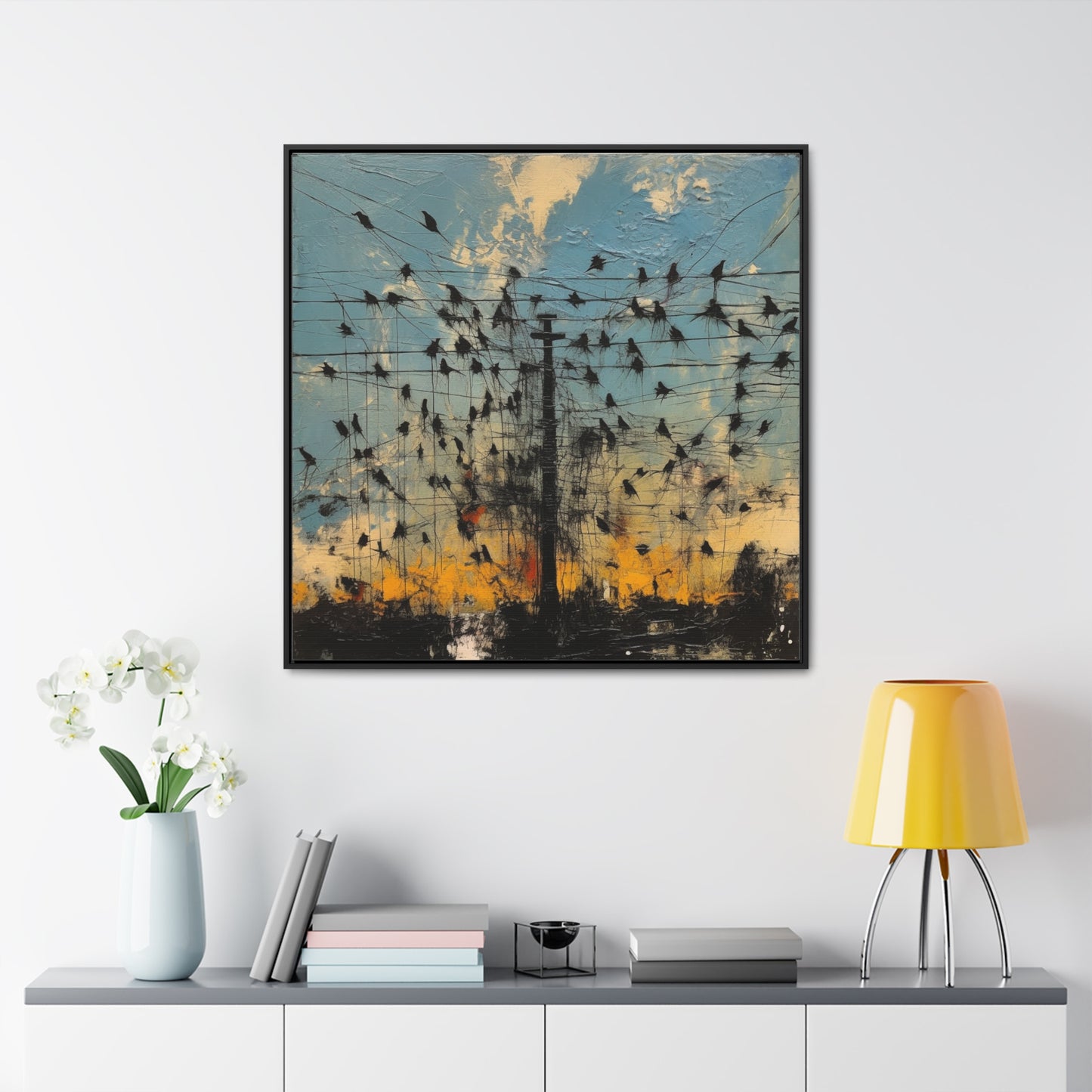 Bird 35, Gallery Canvas Wraps, Square Frame