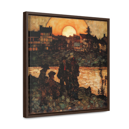 Land of the Sun 47, Valentinii, Gallery Canvas Wraps, Square Frame