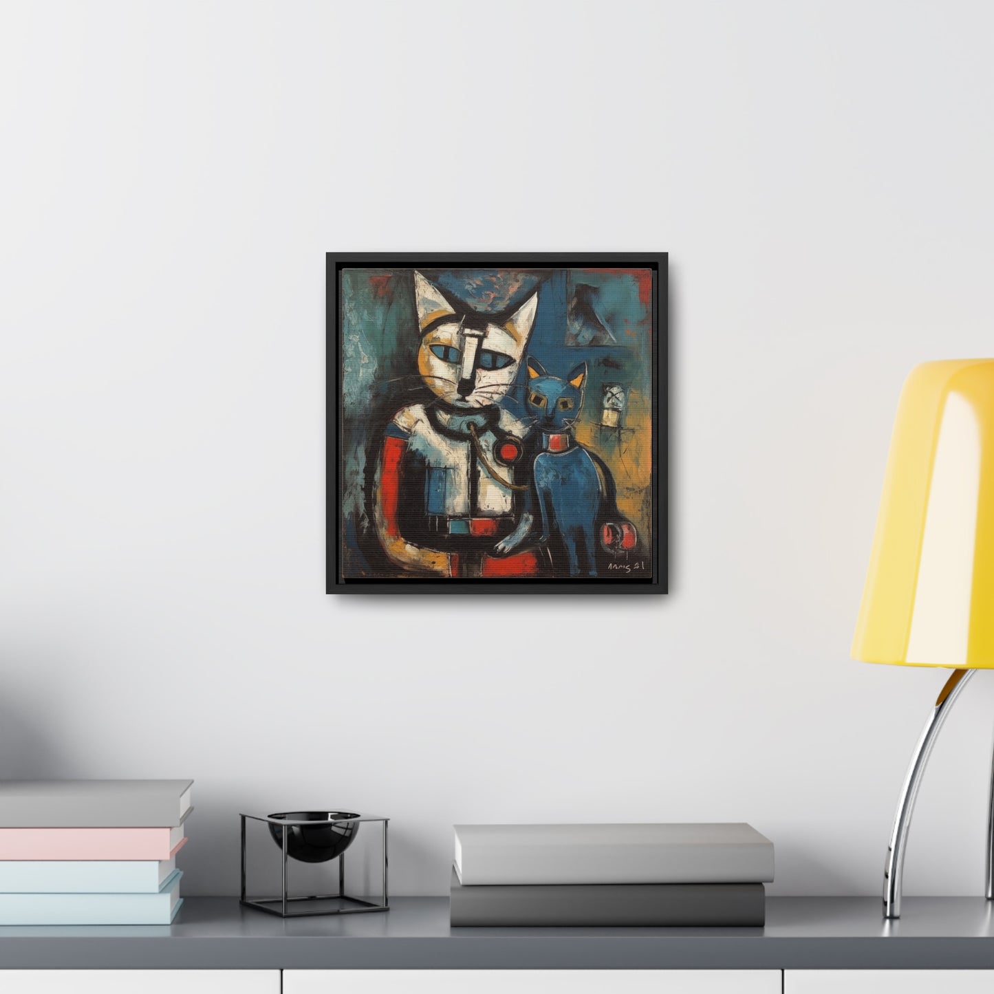 Cat 31, Gallery Canvas Wraps, Square Frame