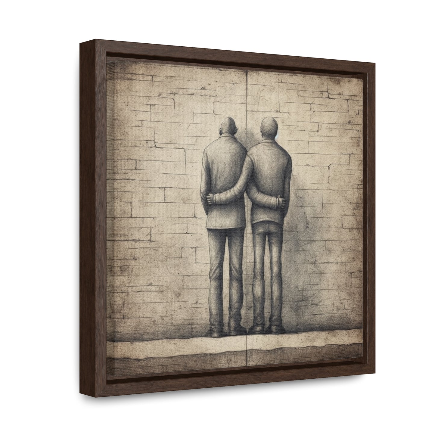 The Courage of Vulnerability 10, Valentinii, Gallery Canvas Wraps, Square Frame