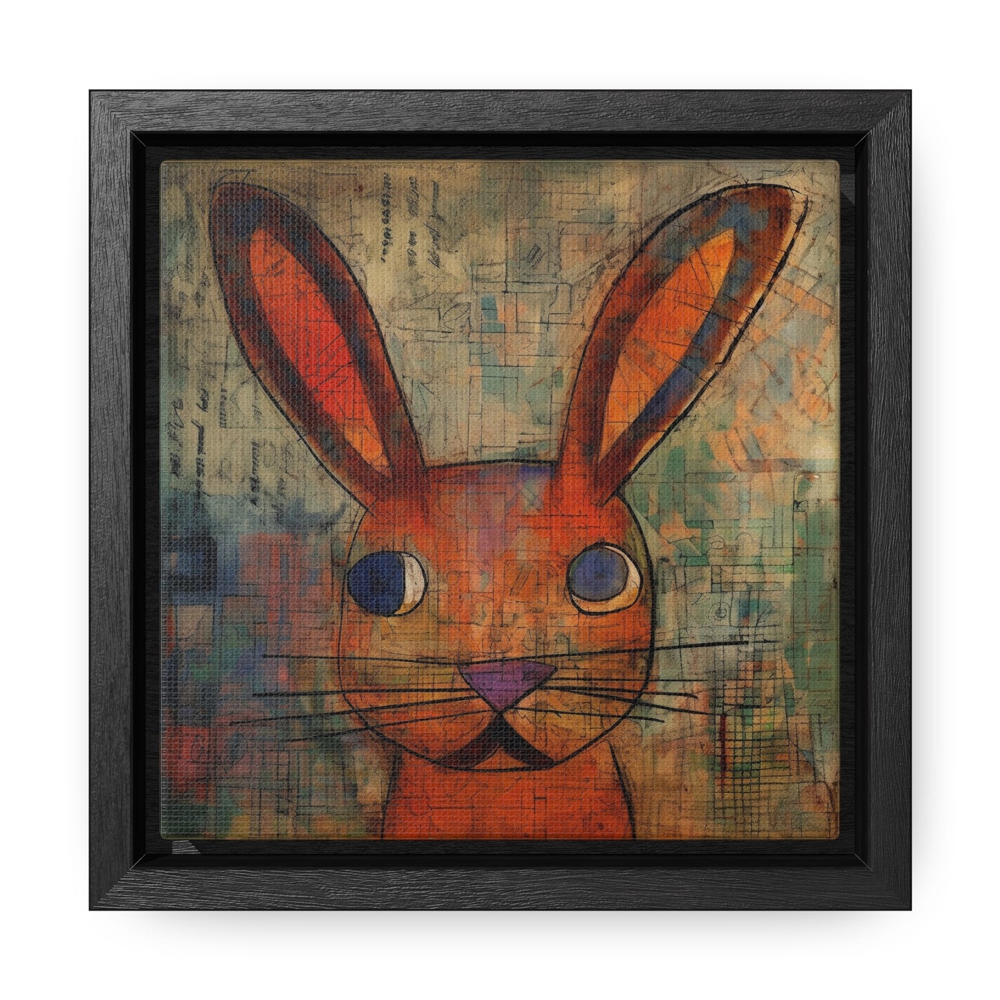 Rabbit 35, Gallery Canvas Wraps, Square Frame