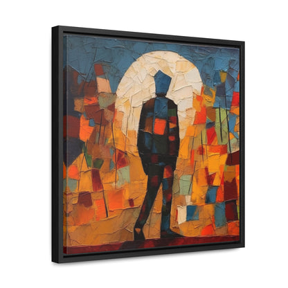 Sad Man 16, Gallery Canvas Wraps, Square Frame