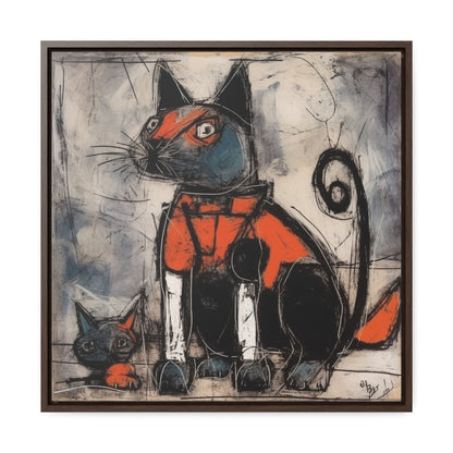 Cat 36, Gallery Canvas Wraps, Square Frame