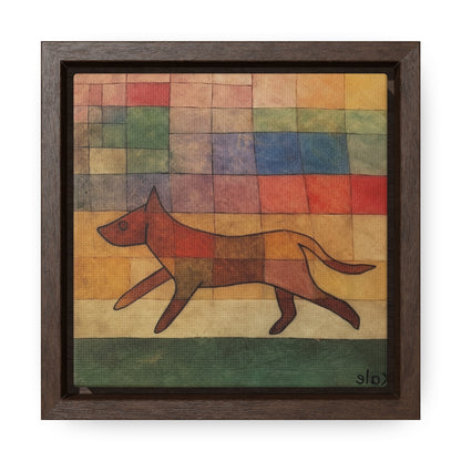 V Dog 4, Gallery Canvas Wraps, Square Frame