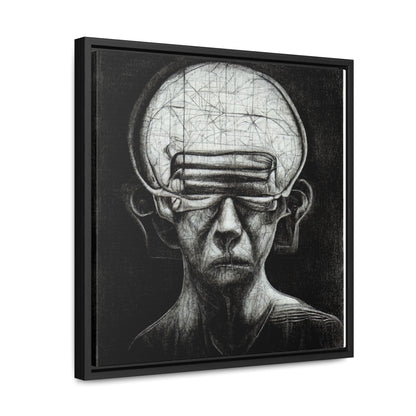 Brain 13, Valentinii, Gallery Canvas Wraps, Square Frame